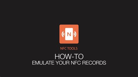 nfc tools - pro emulate tag|nfc tag emulator.